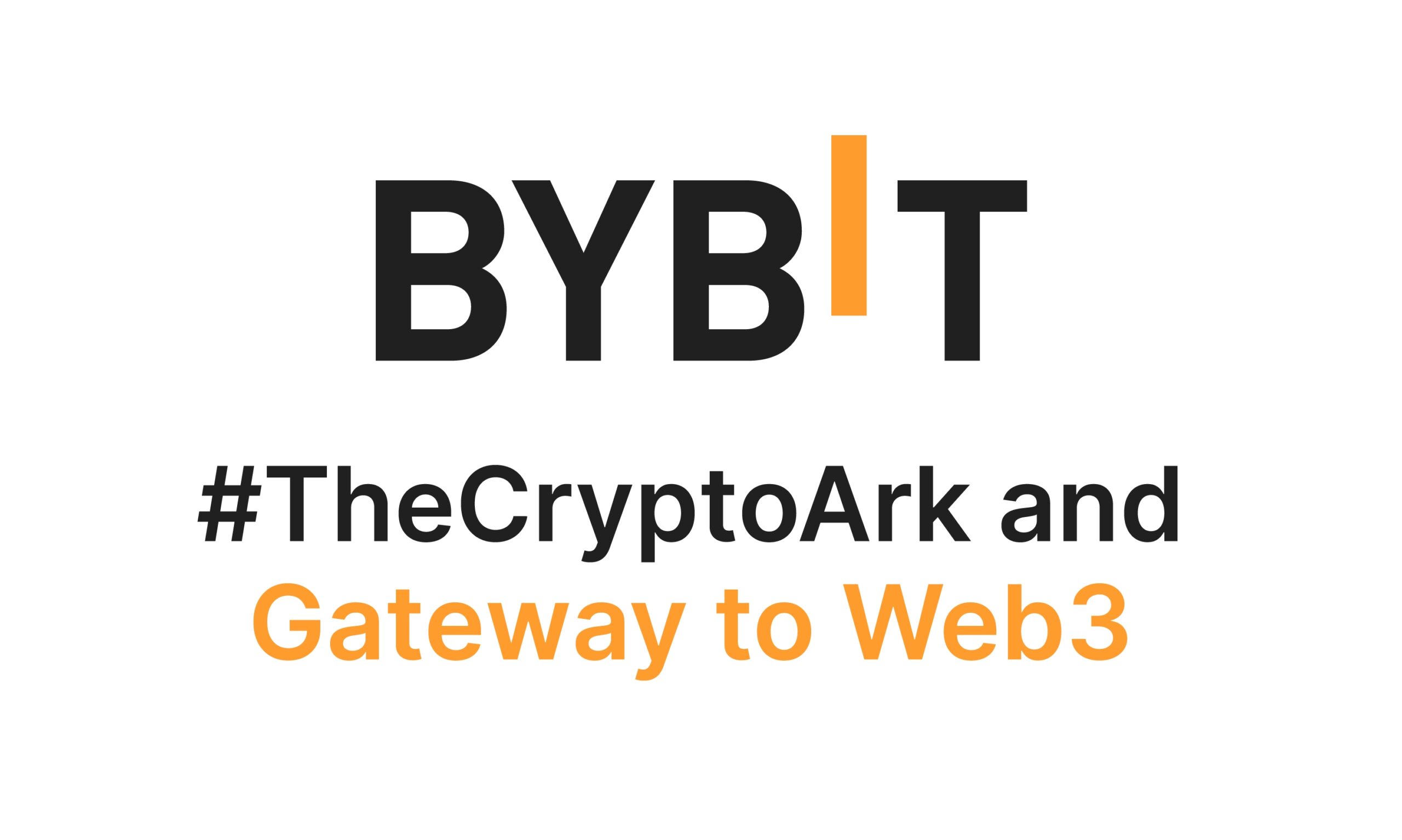 BYBIT logo with Web3 and CryptoArk text.
